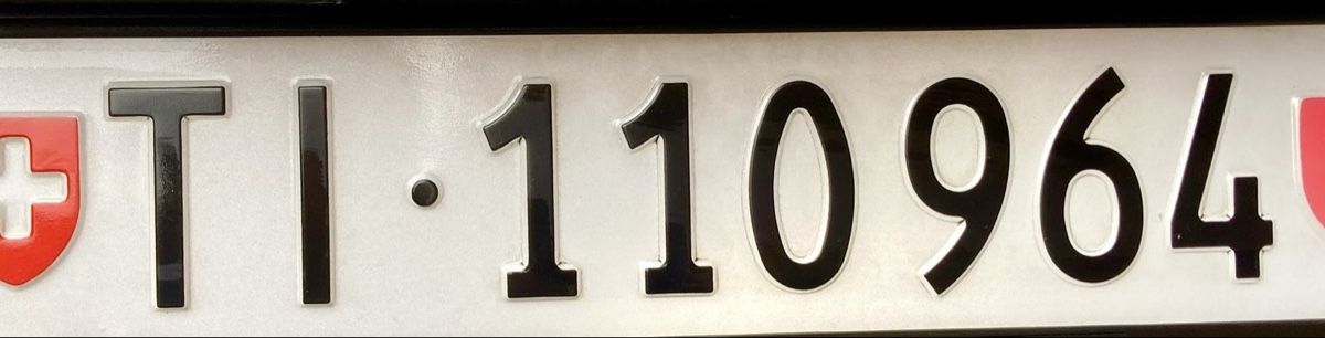 Accessori per altri veicoli: TI110964 targa – Usato da tenero venduto da Eliat-Om