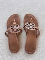 Tory Burch Miller Sandalen in Tan Beige Gr.8.5 (38.5/39)