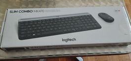 Ensemble clavier souris Logitech MK470 gris bon état. PC/MAC