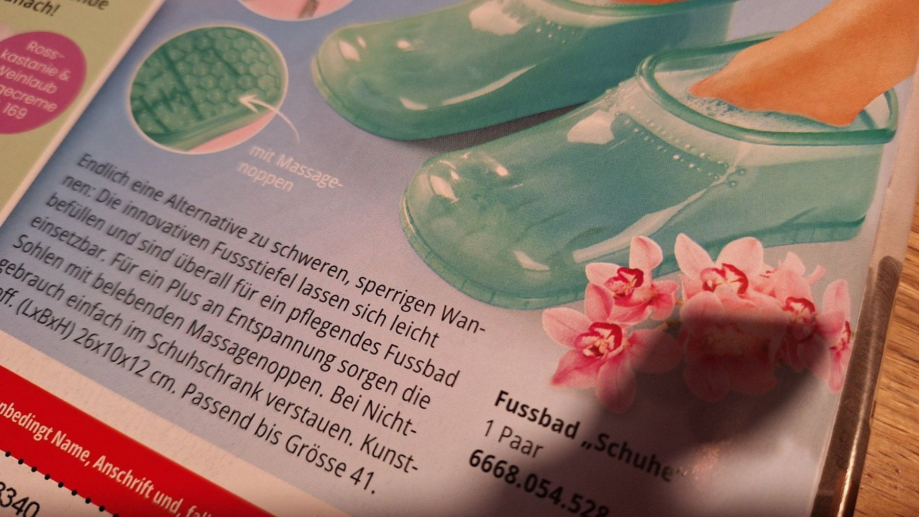 Pedicure: Fussbad -Schuhe bis Gr.41 – Nuovo (secondo la descrizione) da Dornach venduto da majo8689 1