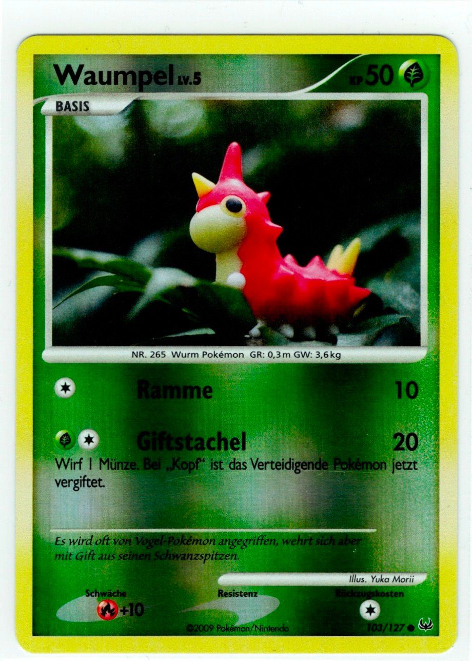 Pokémon Cartes à collectionner: Waumpel Reverse Holo 103 Yuka Morii – D'occasion à Zürich par PACE79