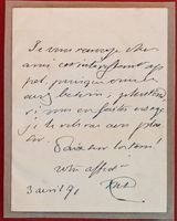 Jean-Henri Merle d’Aubigné 1794-1872 Theologe Autograph 1871