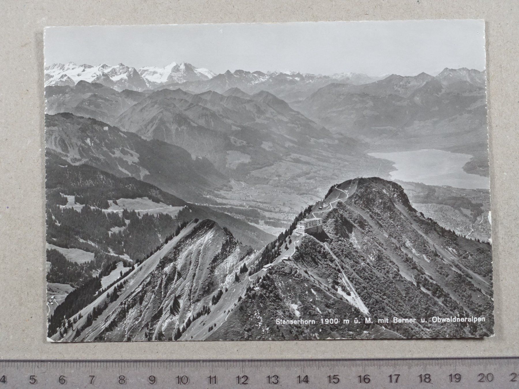 Cartoline postali: Stanserhorn, 1960, Stans – Usato da Lenzburg venduto da fh1