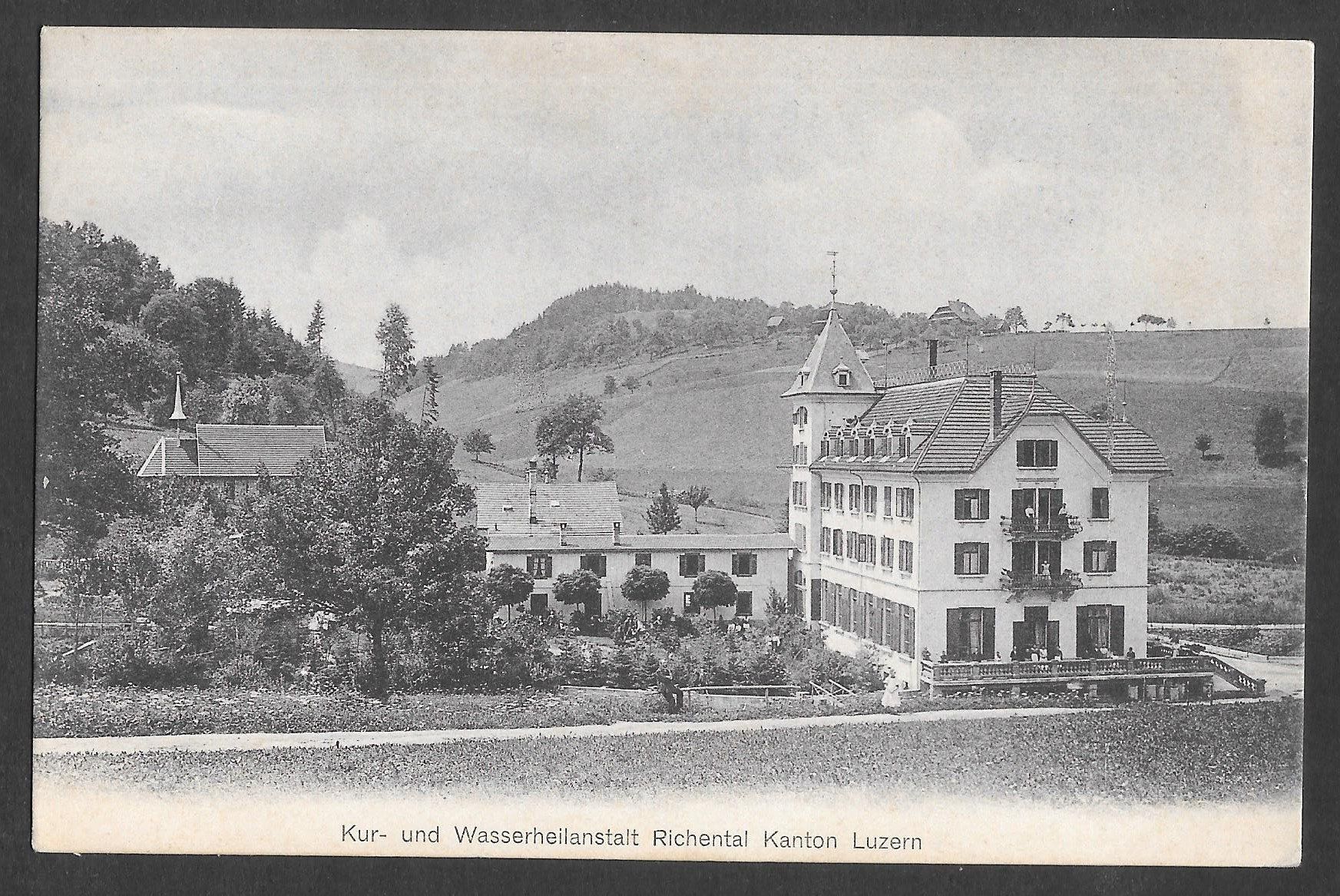 Cartes postales: Richenthal Kur- und Wasserheilanstalt – D'occasion à Olten par clotaldi
