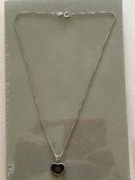 Collier coeur argent 925 , 
