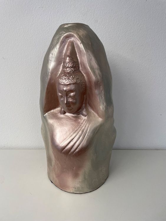 Buddhistische Figur Silikonform - Für Kerzen, Seife & Epoxidharz 52x56x85mm