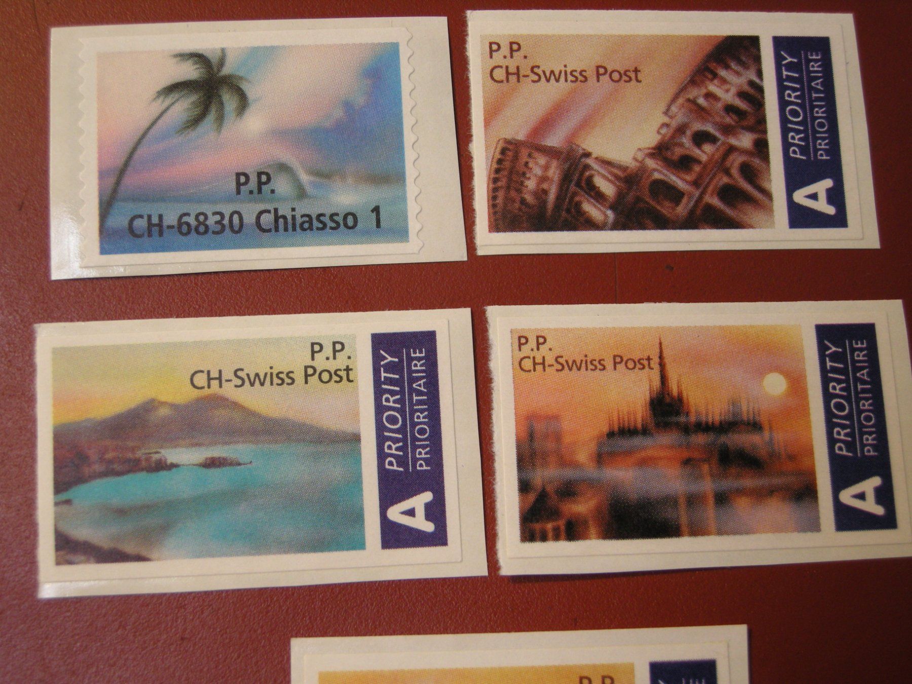 Tutti i francobolli: 1996/1998 TOURISTENMARKEN 1 + 2, POSTFRISCH – Usato da Eschenbach SG venduto da eDaisy 1