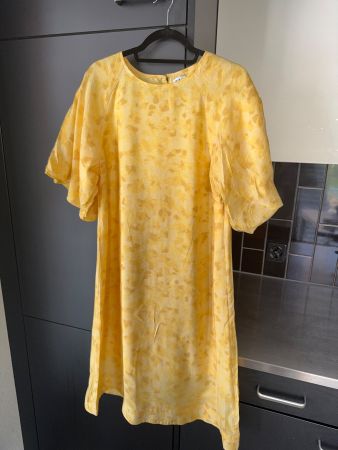 gelbes Sommerkleid Baumwolle | Yellow cotton summer dress