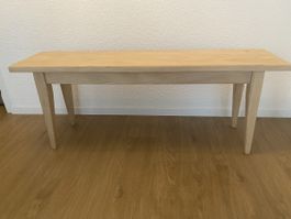Schönes Bänkli massiv Tanne 130x30cm H;48cm