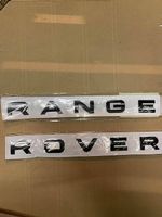 Insigne Range Rover noir brillant