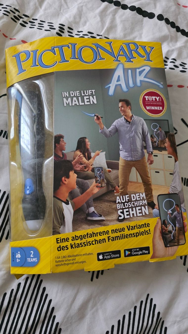 Mattel Giochi: Gesellschaftsspiel Pictionary Air – Nuovo e nell'imballaggio originale da Winterthur venduto da yafe