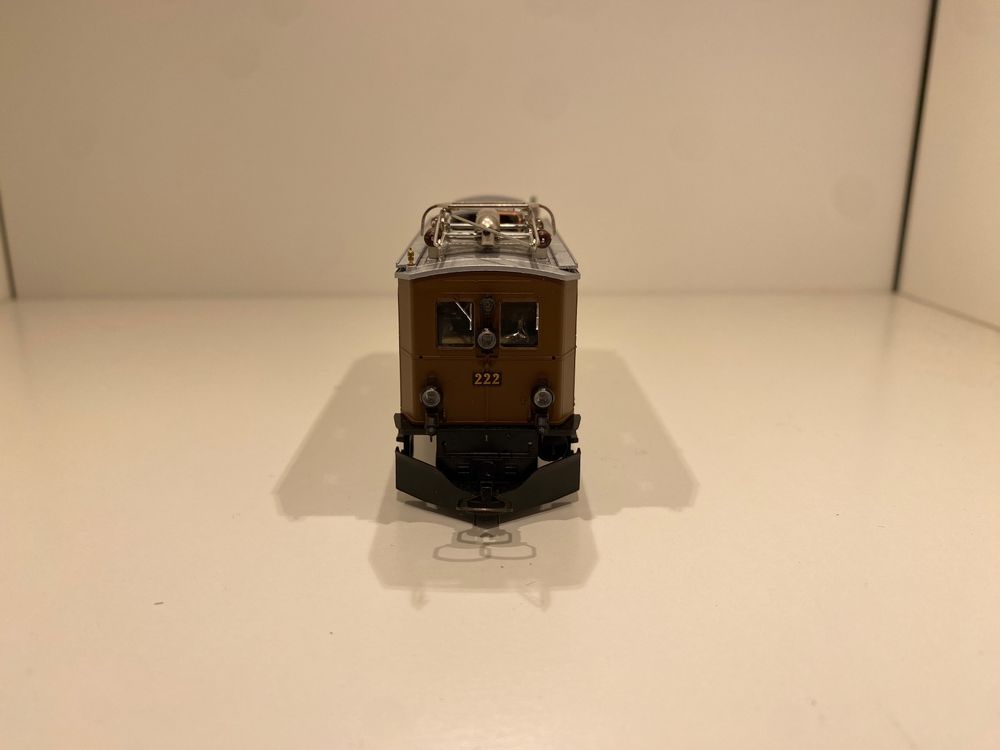 Bemo Modelleisenbahnen: BEMO 12 RhB Ge 2/4 222 – Neu (gemäss Beschreibung) aus Wettingen von Moba.Blum 1