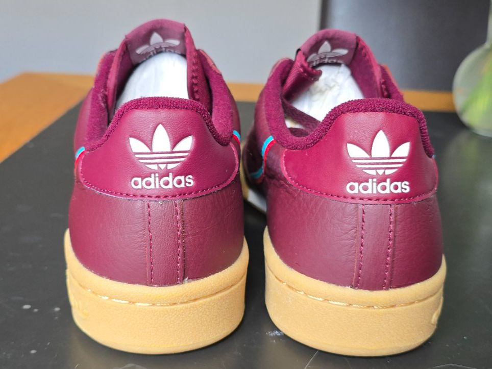 Adidas Scarpe da uomo: Adidas Continental 80 Maroon EU 41 1/3 – Nuovo (secondo la descrizione) da Wallisellen venduto da theblacksheep 2