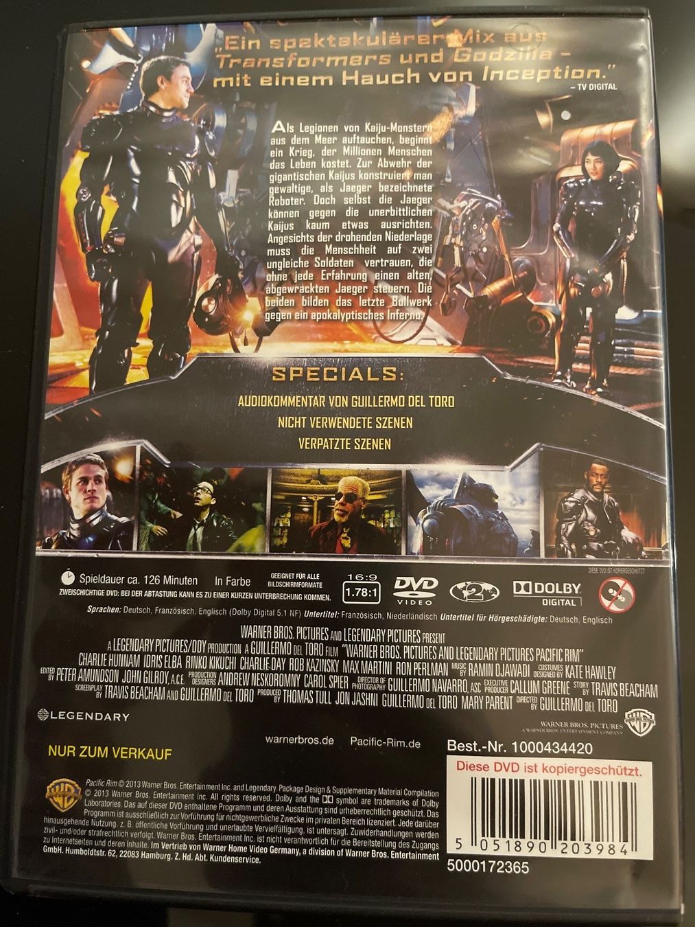 Alle DVDs: DVD // Pacific Rim – Gebraucht aus Schönenwerd von d.chiara 1