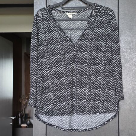 🐸 H&M DAMEN BLUSE M OBERTEIL