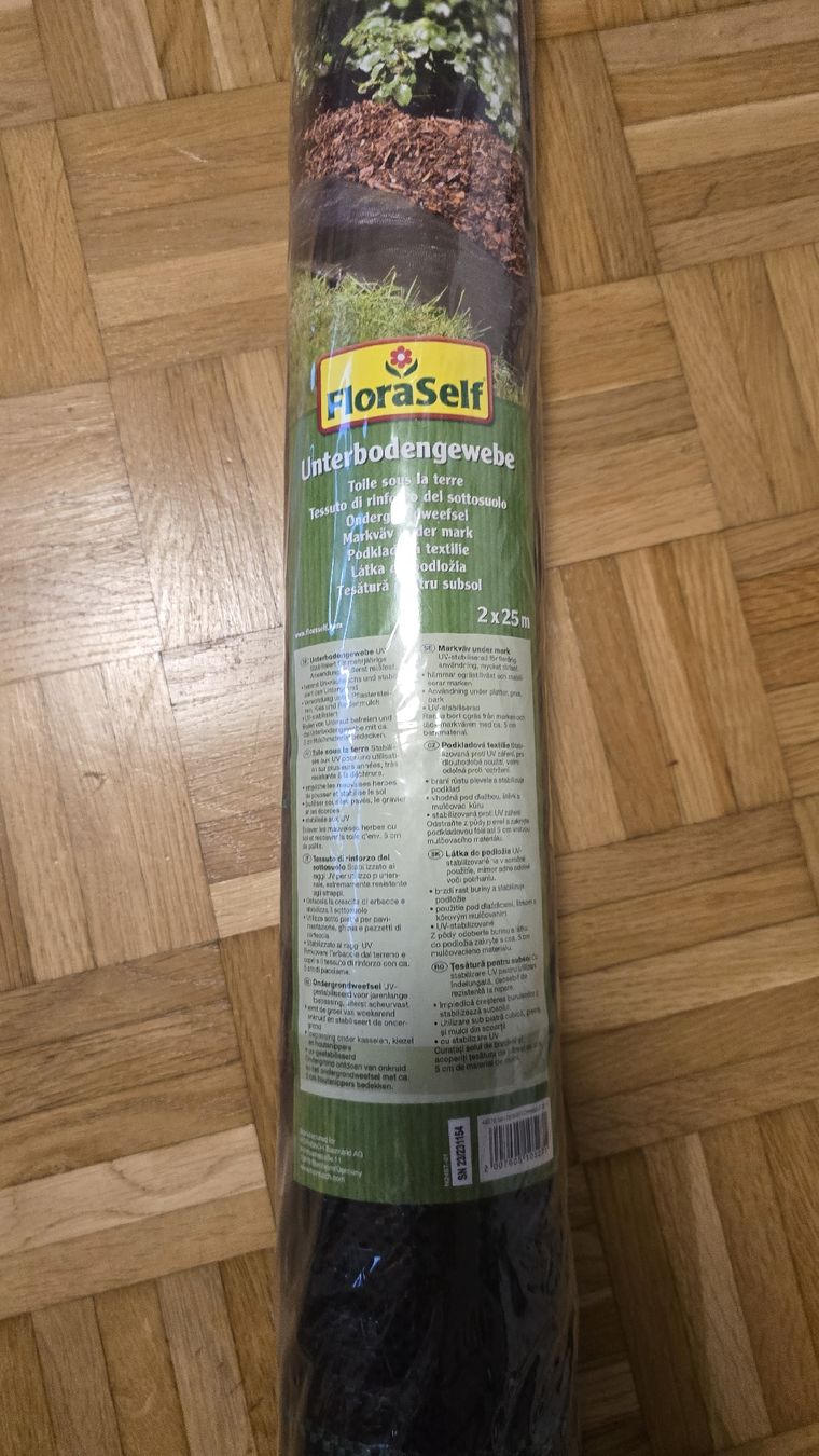 Pflanzen & Samen: FloraSelf Unterbodengewebe 2x25m – Neu und originalverpackt aus Zürich von rolf290