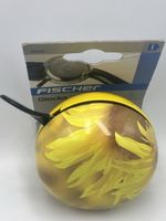 Fahrrad Glocke Fischer Sonnenblume Gelb - Top Zustand! (53)
