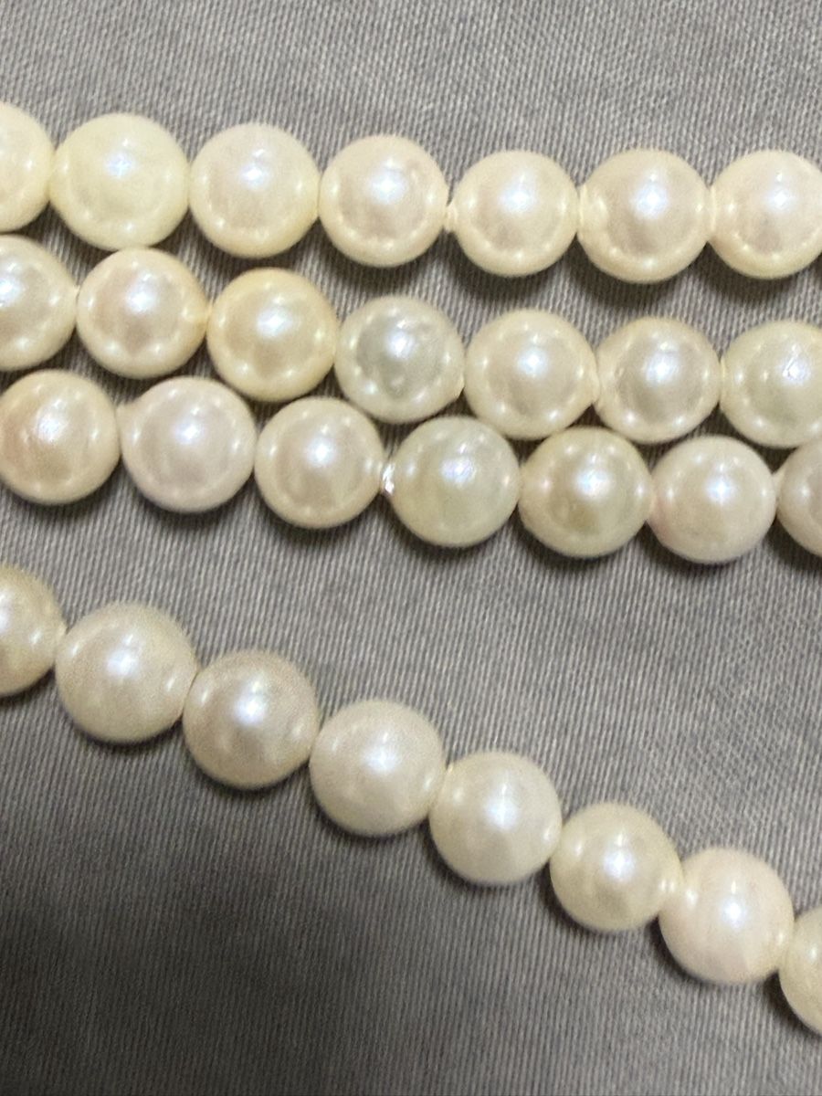 Perles (synthétiques): Kette mit Perlen Akoya  – D'occasion à Oberhof par RealStone 9