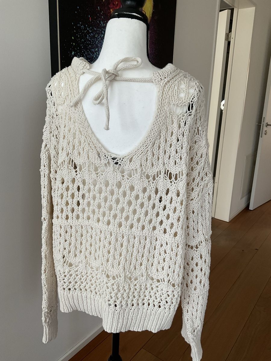 Only Maglioni & Felpe: ONLY Häkelpullover Gr. XL beige Boho Sommer Strickpulli – Nuovo (secondo la descrizione) da Buchs ZH venduto da Automatic007 1