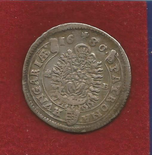Metalli preziosi: Ungarn, 15 Kreuzer 1680 Silber – Usato da Caslano venduto da Enrico15 1