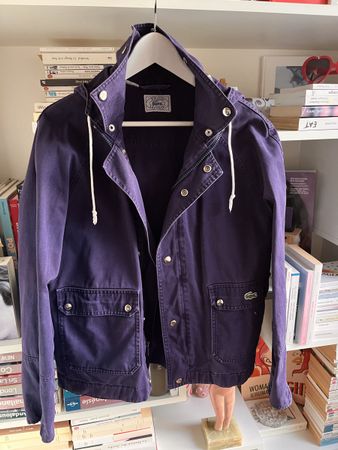 Veste Lacoste vintage bleu marine T.L