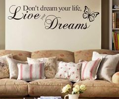 🌟Live Your Dream Wandaufkleber–Motivation für deine Wand✨💫