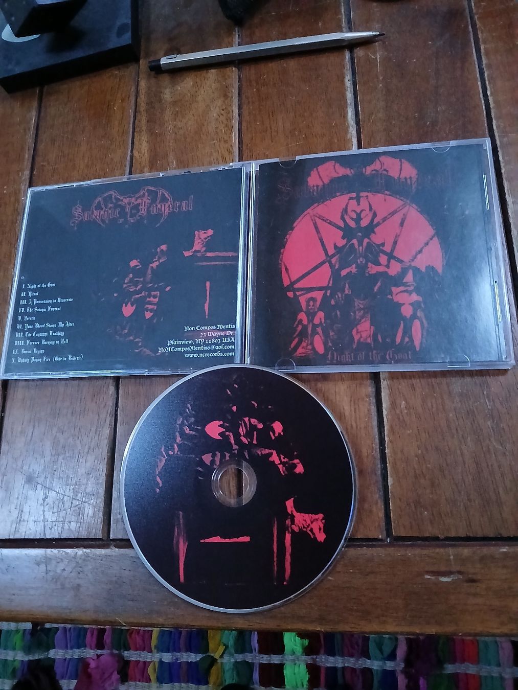 CD: satanic Funeral- night... – Usato da St-Cergue venduto da VeganWarrior