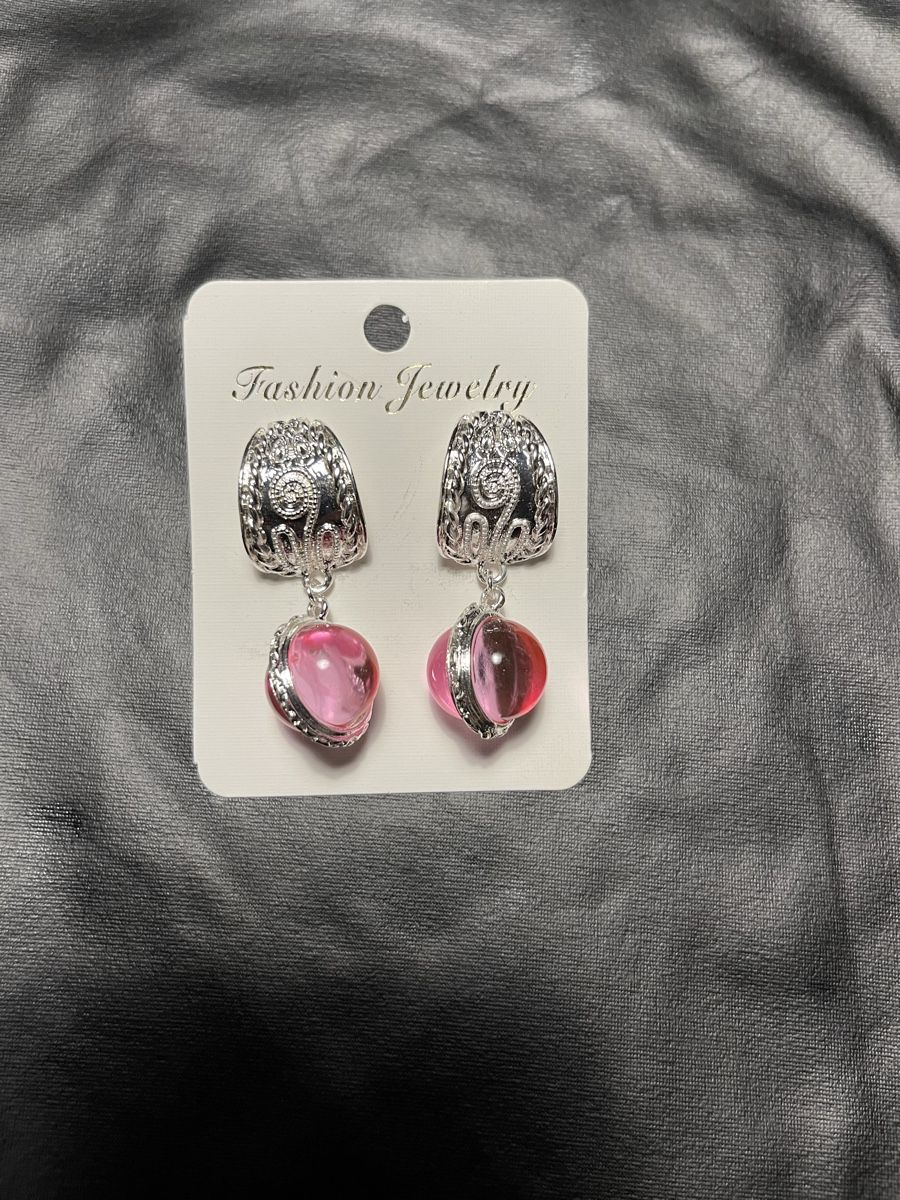 Ohrringe & -stecker: Orecchini pendenti con pietre rose e argento- nuovo – Neu und originalverpackt aus Gordevio von LanaZimm 6