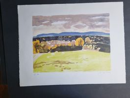 EUGEN DEL NEGRO LITHOGRAPHIE SIGNIERT NUMMERIERT