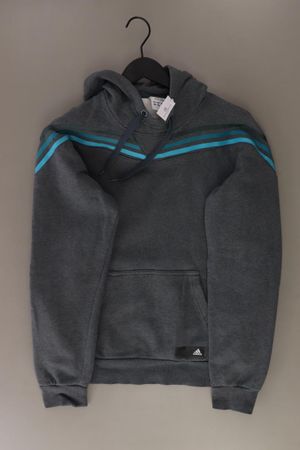 Adidas Hoodie Gr. S grau aus Baumwolle