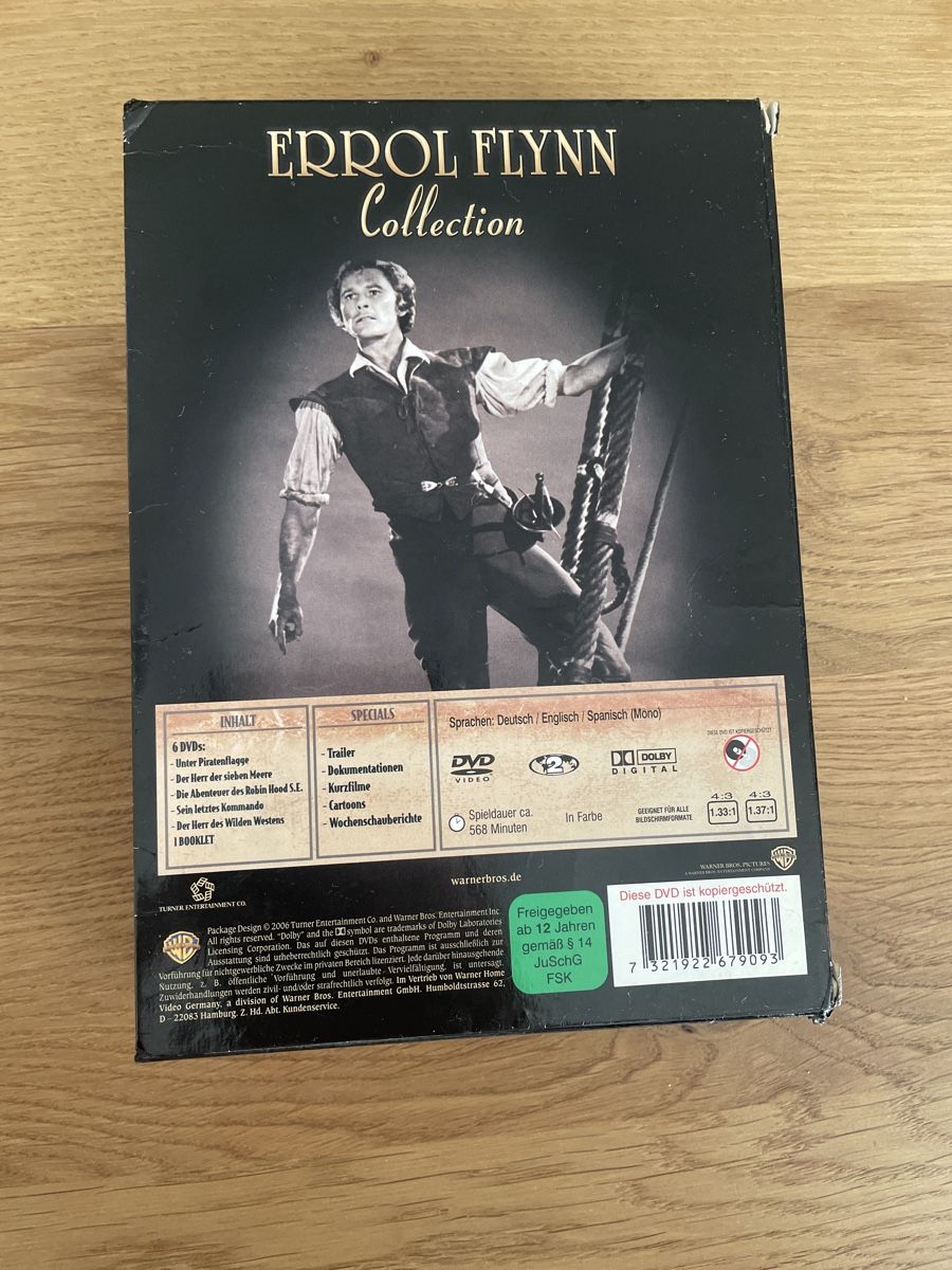 Alle DVDs: Errol Flynn Collection DVD – Gebraucht aus Hagendorn von masterchieff 1