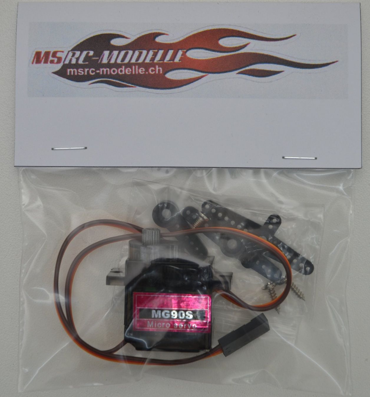RC Modellbau: Servo MG90S 2.2kg/0.08Sek. – Neu und originalverpackt aus Rüti ZH von MSRC-Modelle