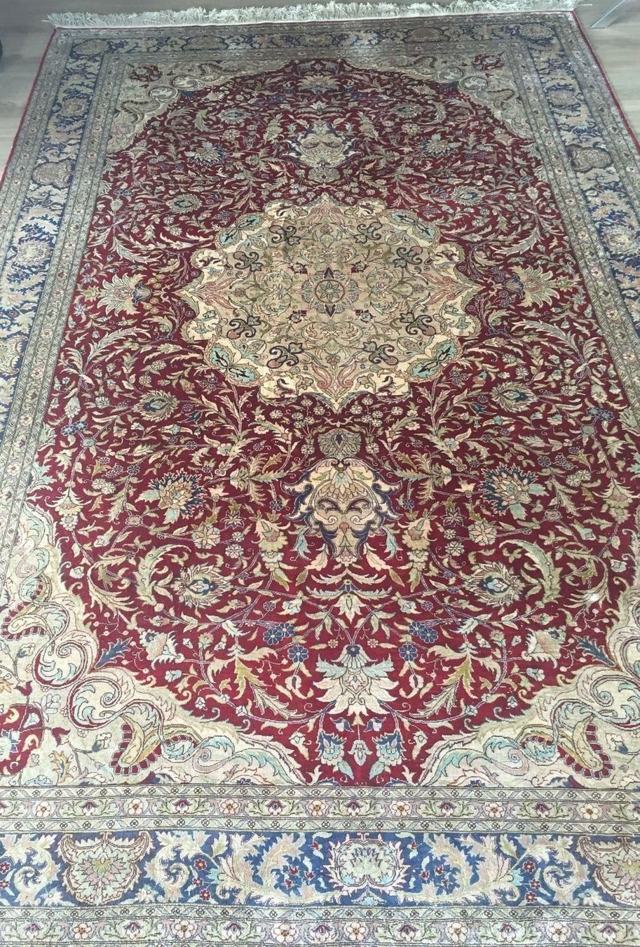 Teppiche: An important Large Silk Carpet Anatolia extra fine Rare' – Gebraucht aus Morges von Audemars07 6