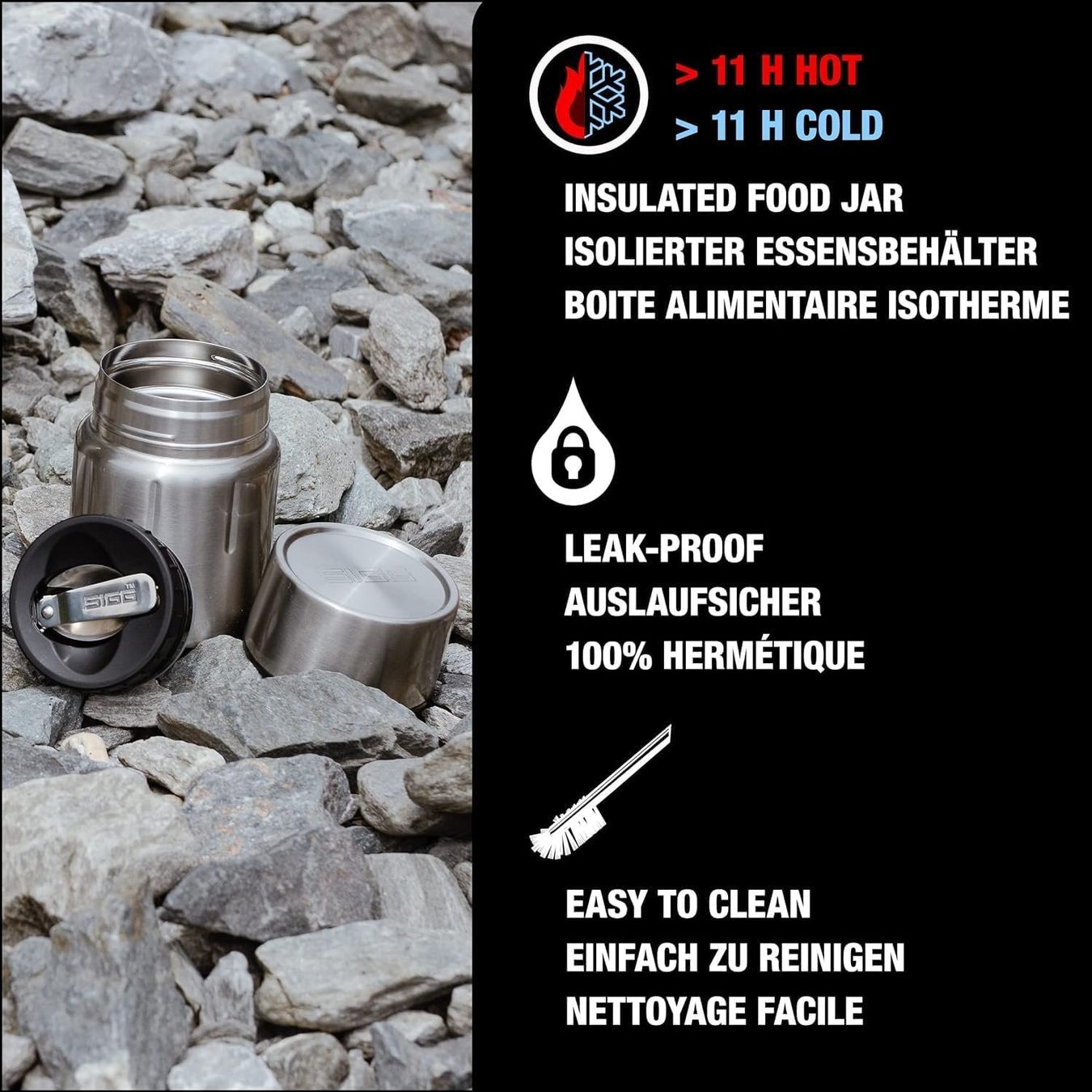 Sigg Contenitori & Simili: SIGG Speisegefäss Gemstone selenite 0.75L – Nuovo e nell'imballaggio originale da Kägiswil venduto da nick333 3