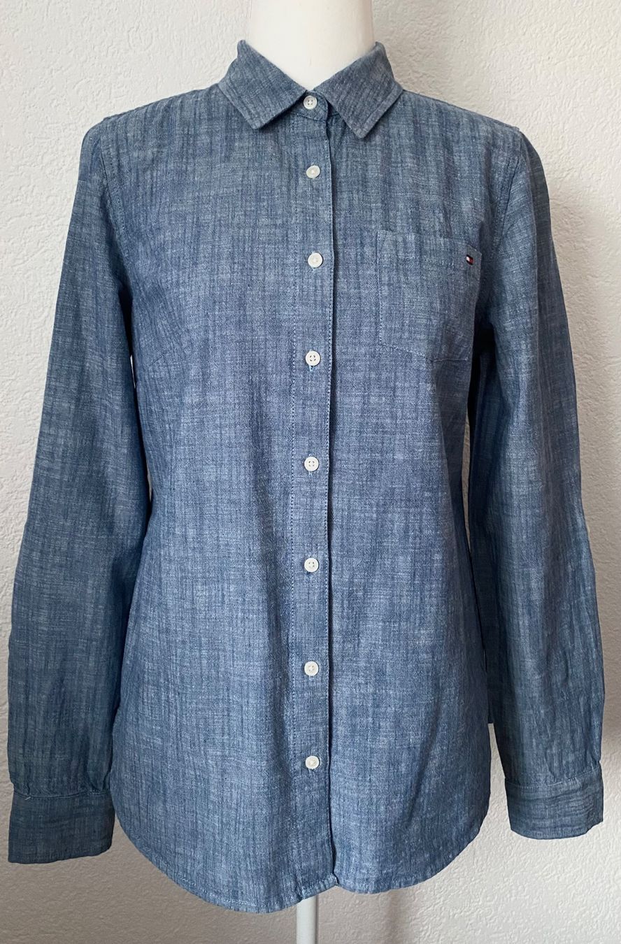 Tommy Hilfiger Blusen: Tommy Hilfiger Hemdbluse Grösse S – Gebraucht aus Oberwil BL von Leni-Mischi