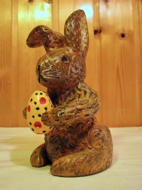 Gebrannter Ton Oster Deko Hase im Rohbau Rohbrand Keramik | Kaufen auf ...