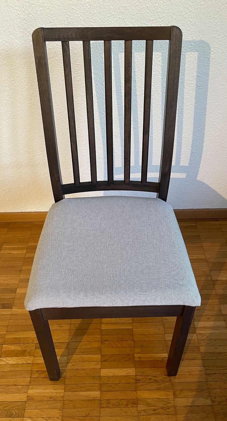 Ikea Sedie: Acht Stühle, dunkelbraun/hellgrau – Nuovo (secondo la descrizione) da Kriens venduto da jon_k2nw