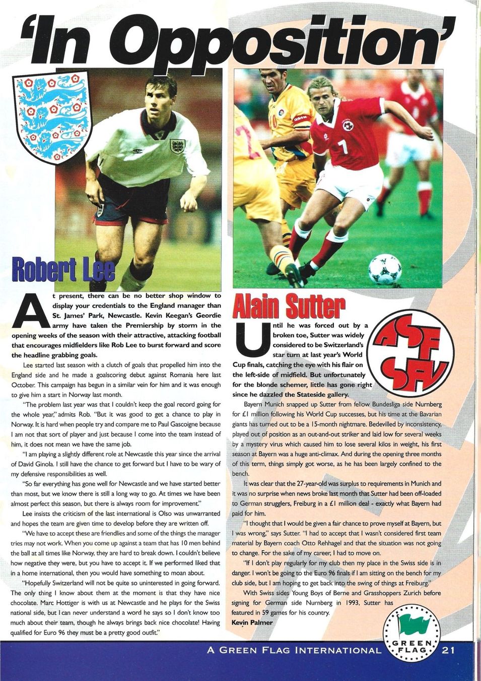 Riviste & Magazine: Fussball-Matchprogramm England : Schweiz 1995 – Usato da Dielsdorf venduto da bonambler 4