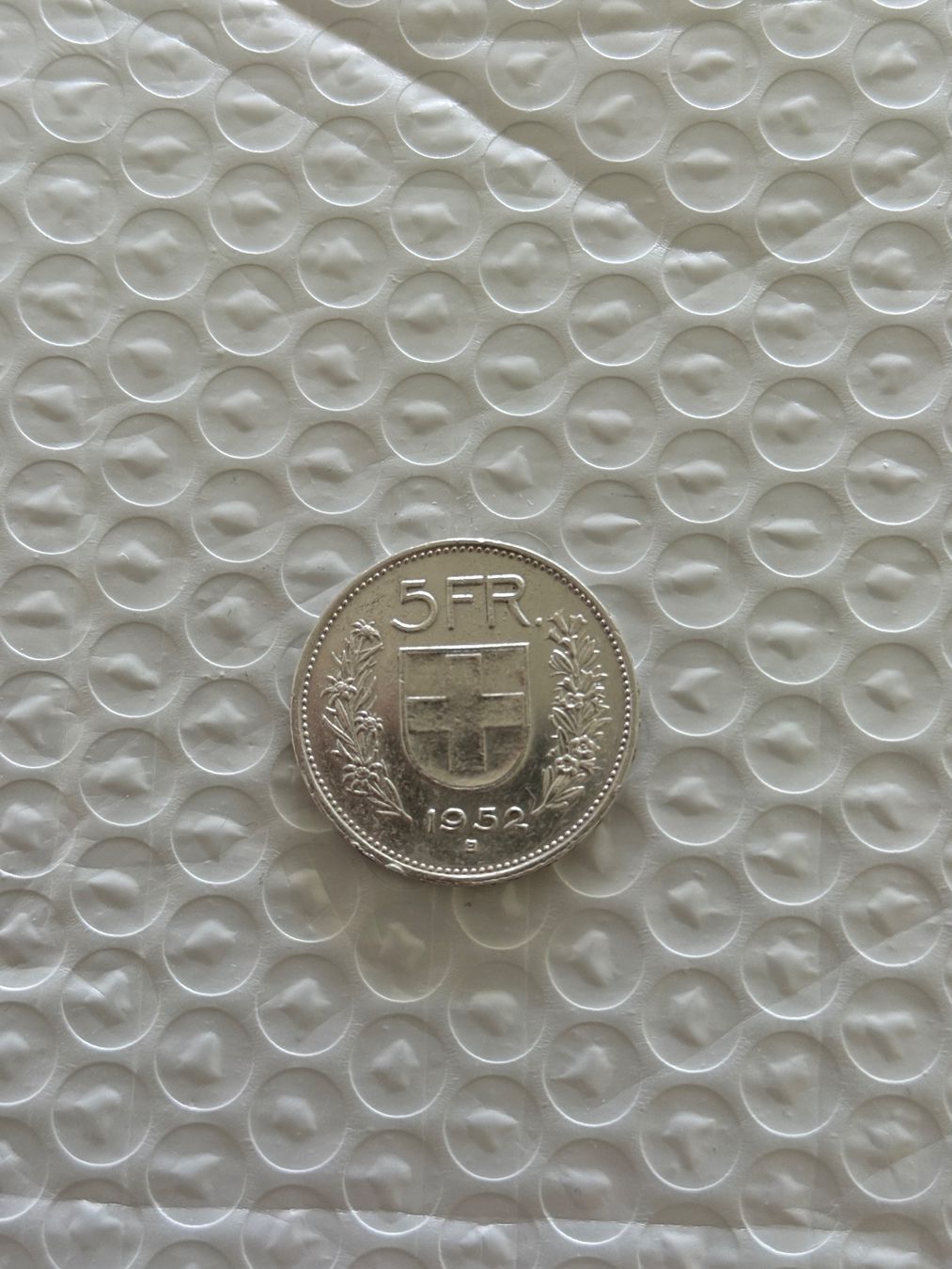 Tutti le monete: Seltener 5 Franken 1952  gute Erhaltung – Usato da Wallisellen venduto da SWISS_SILVER1 1