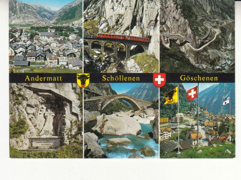 Cartoline postali: Gotthard Route ca. 1970 – Usato da Bürglen TG venduto da StampGraf