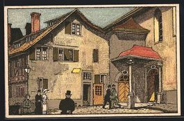 Künstler-AK Zürich, Beim St. Peter
