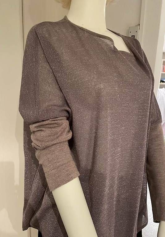 Top: Pull soirée taupe 40-42 – Nuovo (secondo la descrizione) da Genève venduto da flocon06 1