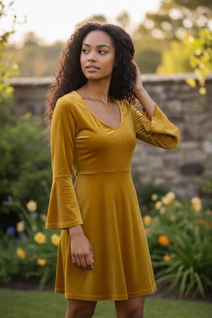 Kleider: Robe or jaune – Gebraucht aus Vuisternens-Romont von gol_xp6p 1
