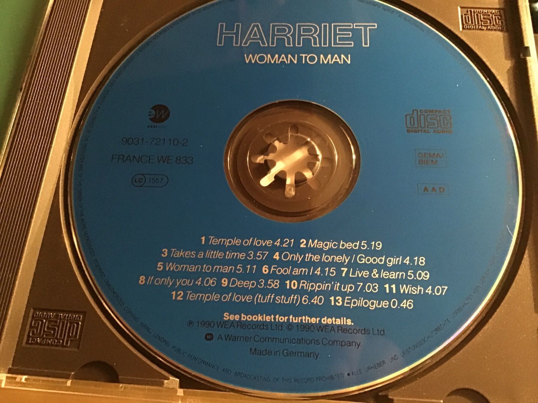CDs: HARRIET – Gebraucht aus Thierachern von sweden08 2