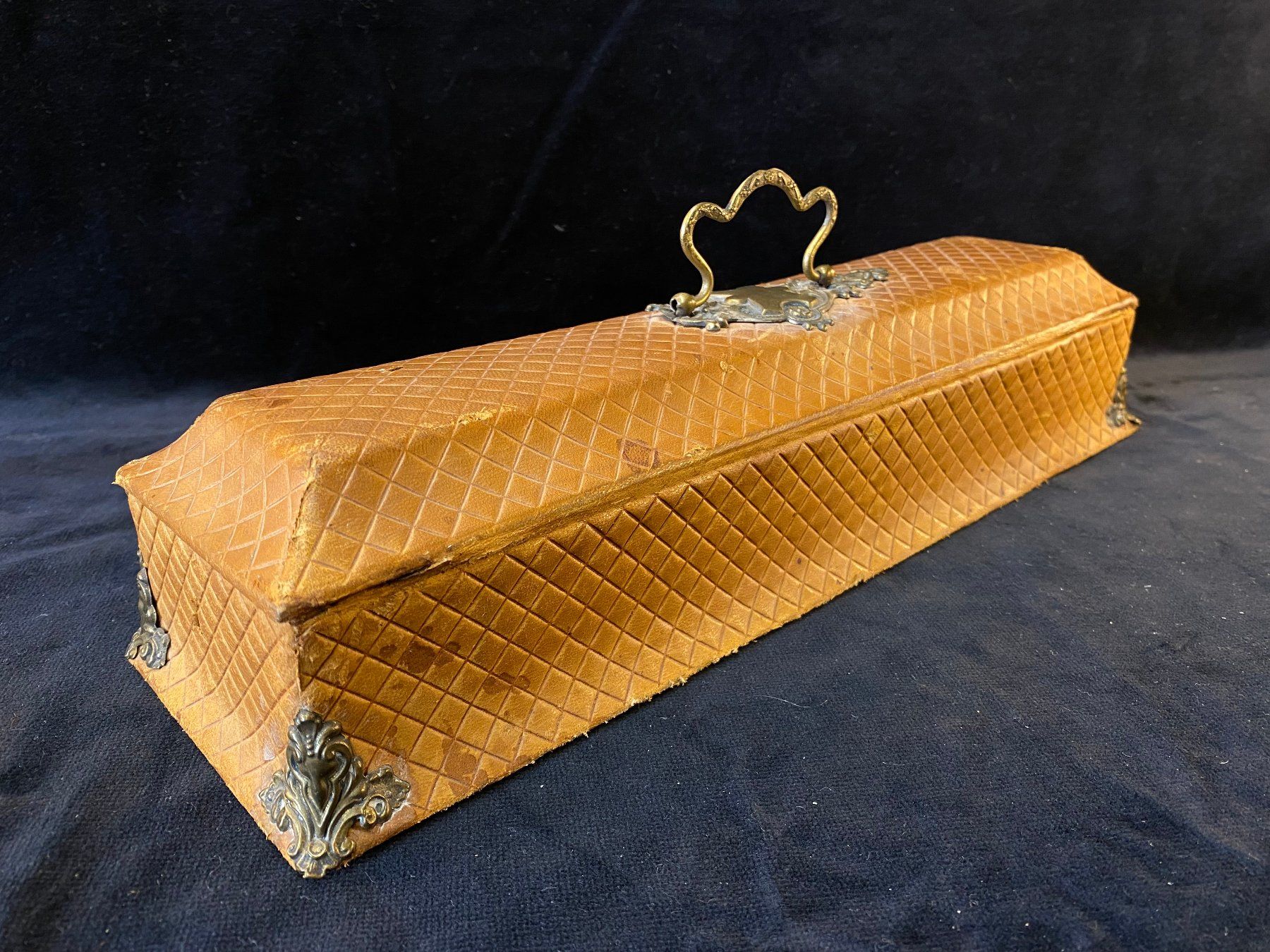 Barattoli: Seltene Antike Handschuh Box um 1890 – Usato da Schaffhausen venduto da vintageworld 1