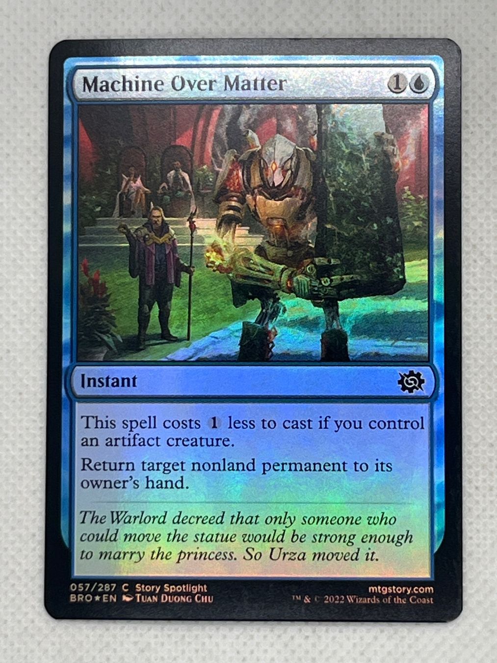 Magic The Gathering Carte collezionabili: Magic The Gathering Karte: Machine Over Matter Foil – Usato da Hinterkappelen venduto da Kim1992