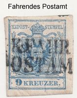 Oesterreich 9 Kreuzer mit besseren Stempeln