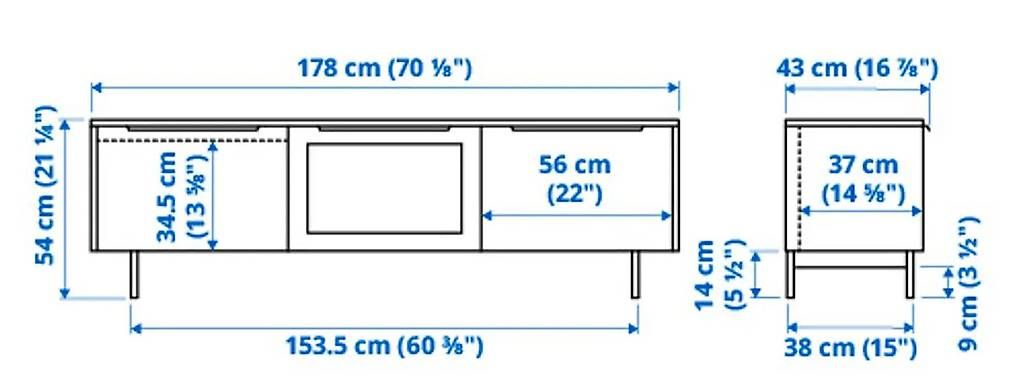Ikea Mobili TV: TV-Möbel Rannäs von Ikea – Usato da Basel venduto da j.schoe 1