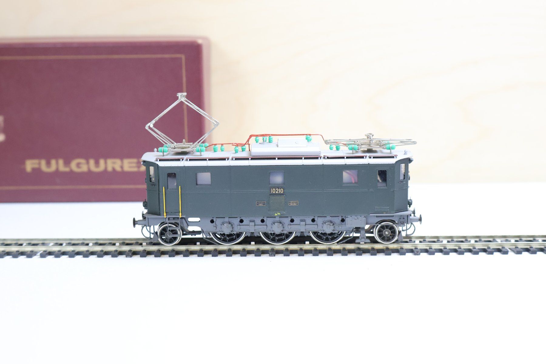 Fulgurex Modellini di ferrovie: Fulgurex SBB E-Lok Ae 3/5 - H0 DC Messing – Usato da Winterthur venduto da Monstera 5