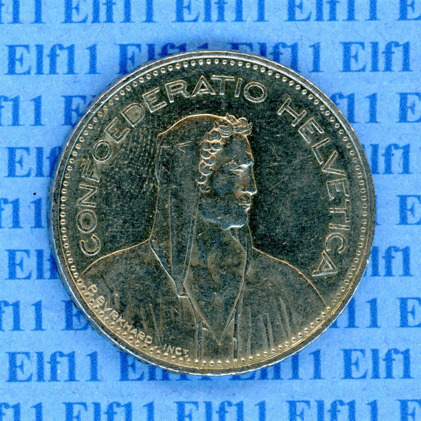 Tutti le monete: CHF___5.00 1996 -vz 5 Franken – Usato da Widnau venduto da Elf11 1
